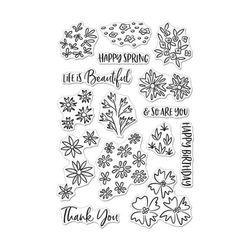 Hero Arts Clear Stamps 4"X6"-Life Is Beautiful