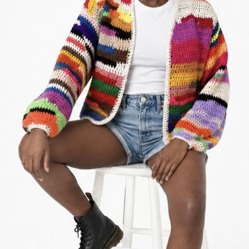 Scrap Crochet Cardigan