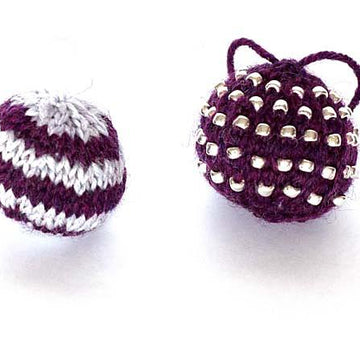 Christmas Glamour Mini Bead Baubles