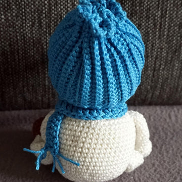 Crochet Pattern for the Snowman Snowy!