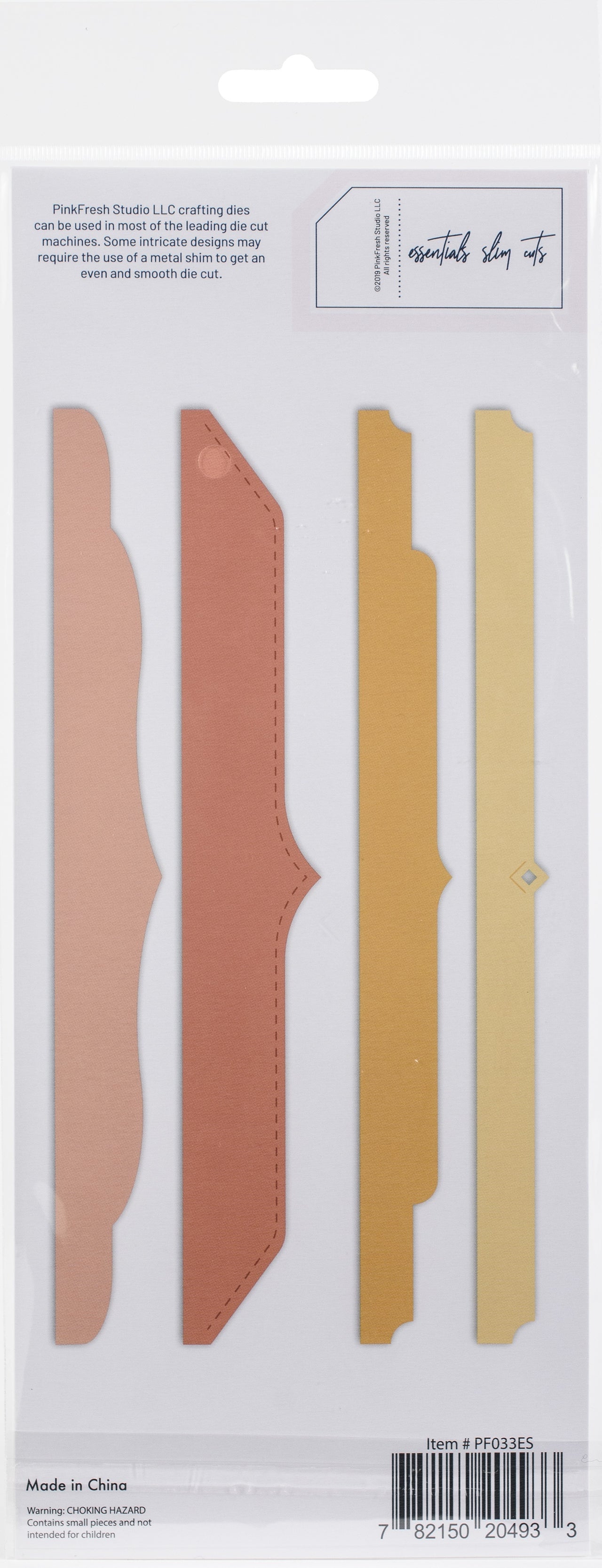 Pinkfresh Studio Essentials Die Set - Slim Edgers
