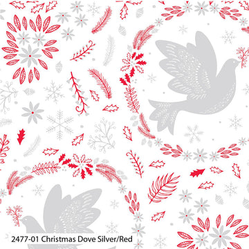 Craft Cotton Company Christmas Dove - Christmas Dove White