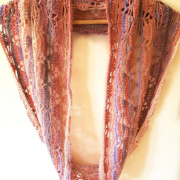 Triangle Lace Infinity Scarf