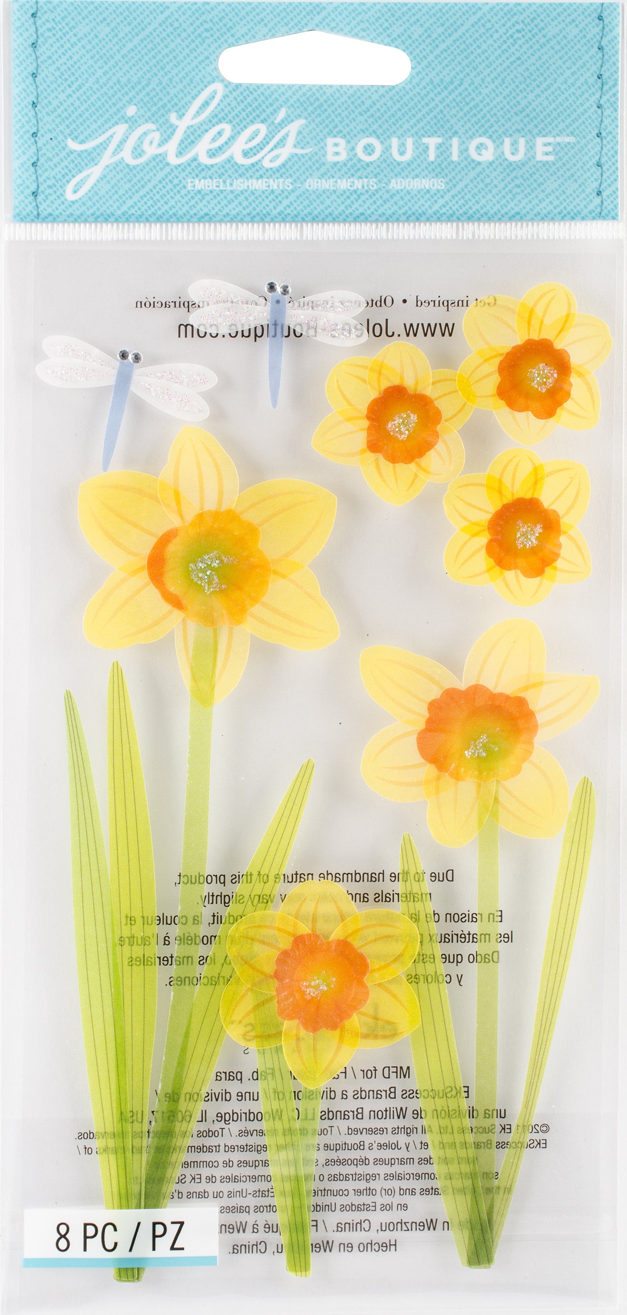 Jolee's Vellum Stickers - Daffodils