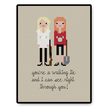 Death Becomes Her - PDF Cross Stitch Pattern