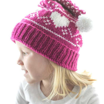 Valentine's Day Heart Stocking Cap