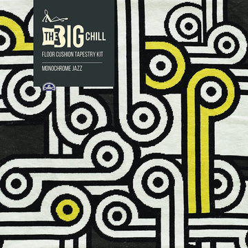 DMC The Big Chill Giant Tapestry Cushion - Monochrome Jazz