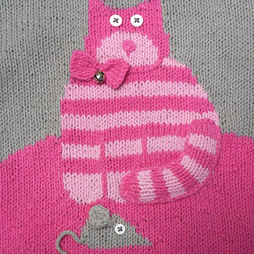 Cat and Mouse Sweater in Cascade Yarns Sarasota - DK601 - Downloadable PDF