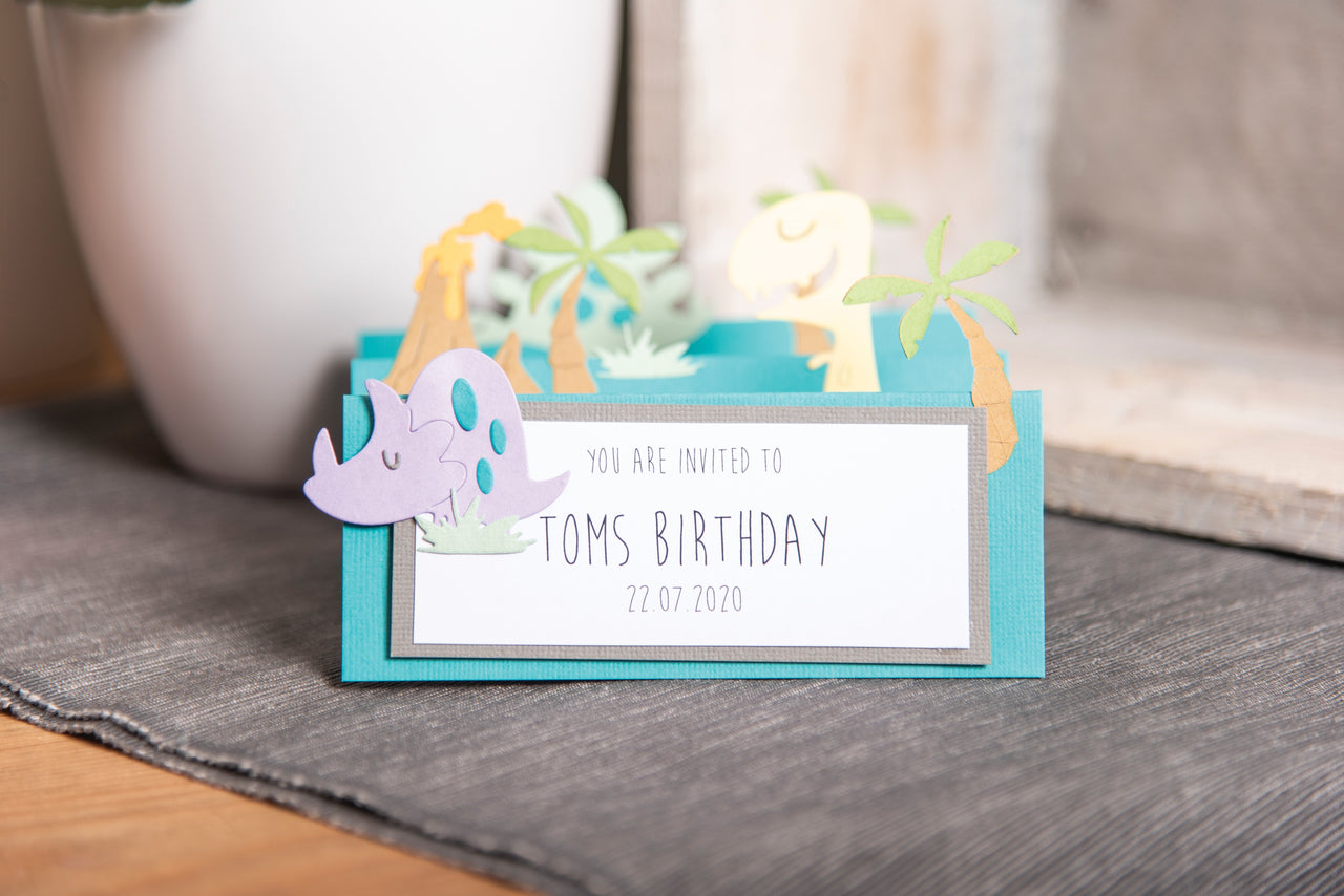 Sizzix Thinlits Dies By Pete Hughes 9/Pkg - Dinosaurs