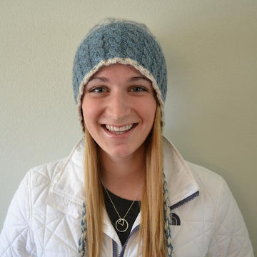 Split Back Snowflake Hat