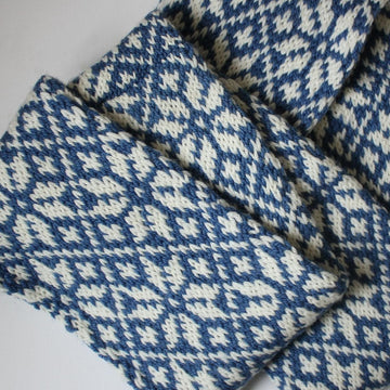 Snowflake infinity scarf