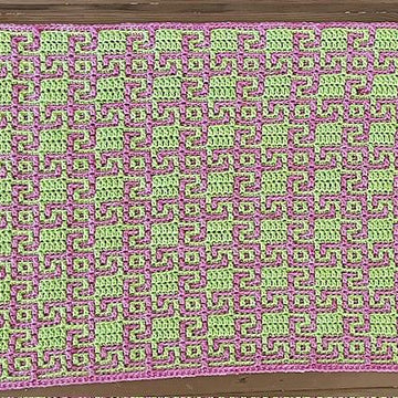 Square Route Placemat Mosaic
