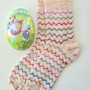 Painted Easter Socks