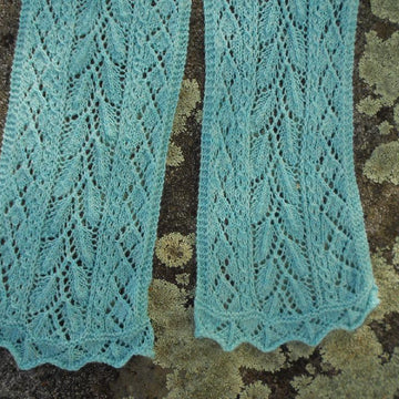 Mint Leaf Lace Scarf
