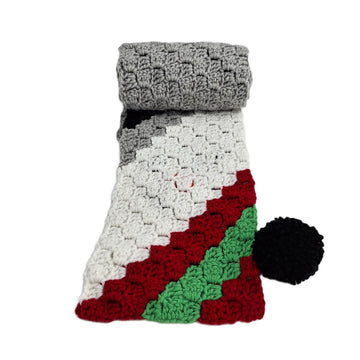 Snowman Face Scarf C2C
