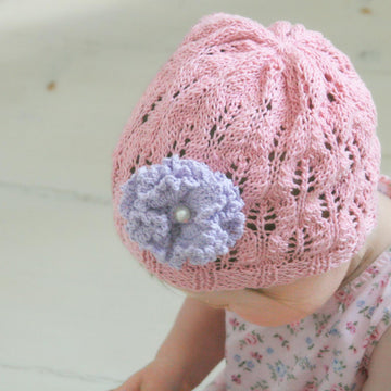 Carnation summer lace hat