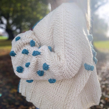Winter Yoga Chunky Cardigan Knitting Pattern