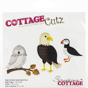 CottageCutz Dies - Arctic Birds, 1.4" To 2.4"