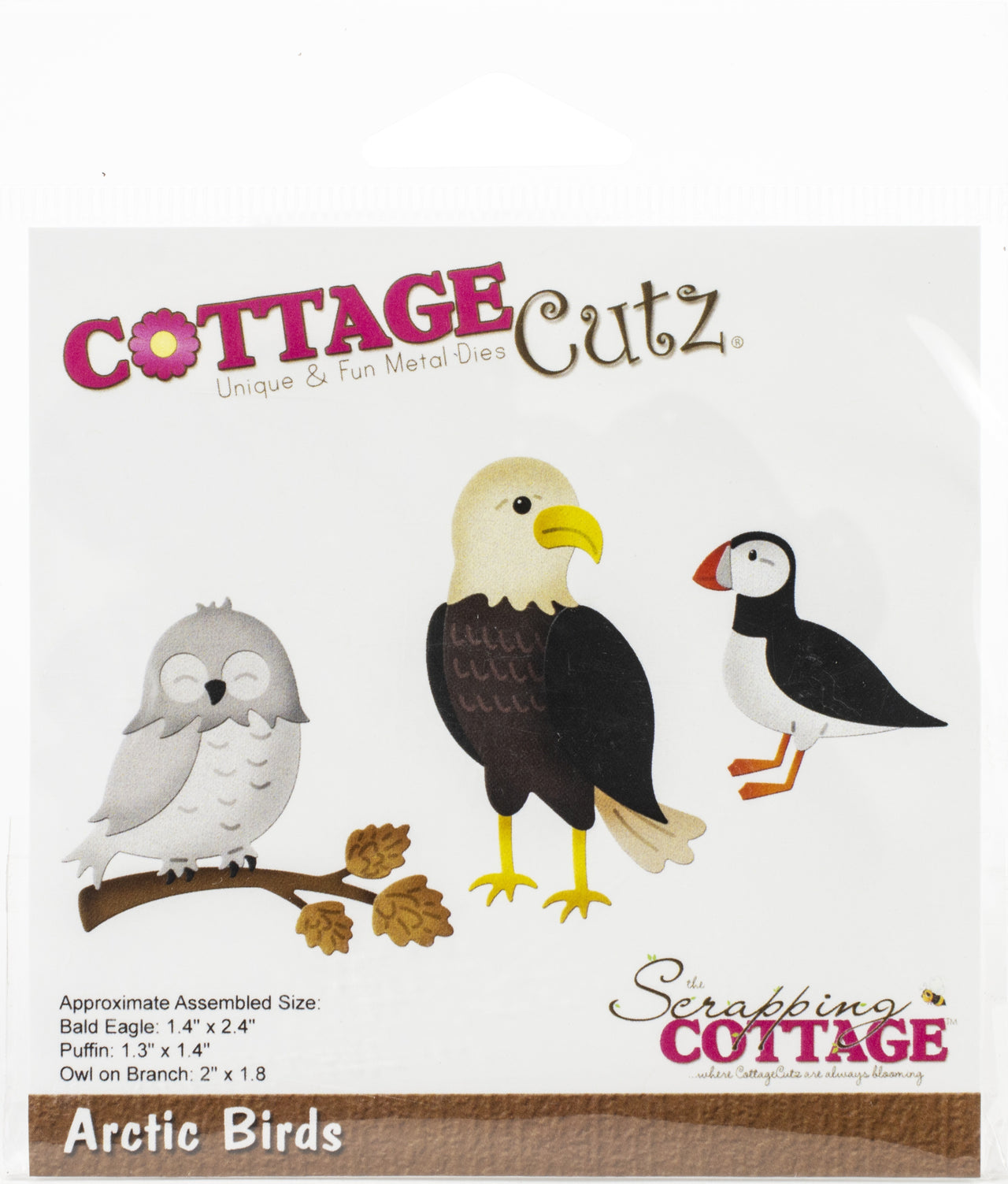 CottageCutz Dies - Arctic Birds, 1.4" To 2.4"