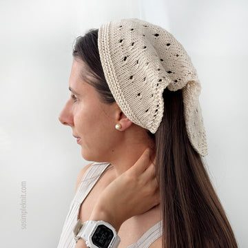 Knitted Summer Bandana
