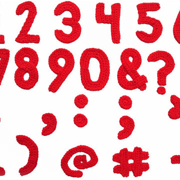 3 Pattern Multipack: Uppercase Alphabet, Lowercase Alphabet, and Number & Punctuation Motif Patterns