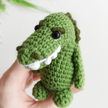 Crochet alligator pattern, easy crochet amigurumi crocodile