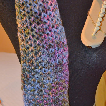 Modified Diamond Lace Scarf