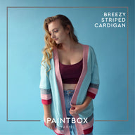 Breezy Striped Cardigan - Free Knitting Pattern for Women in Paintbox Yarns Cotton DK and Metallic DK - Downloadable PDF