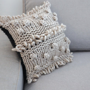 Bohemian Bobbles Pillow
