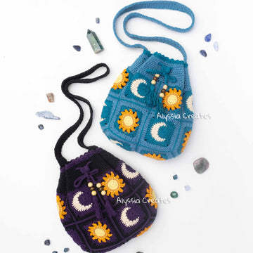 Sun and Moon Crossbody Bag