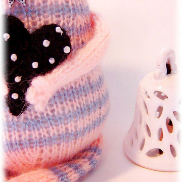 Knitting Pattern -Knit Cat Zen soft toy