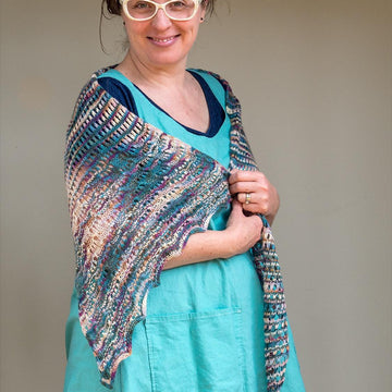 Coastal Sunset Celebration Shawl