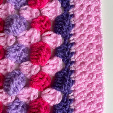 Bella’s Bobble Granny Square Blanket