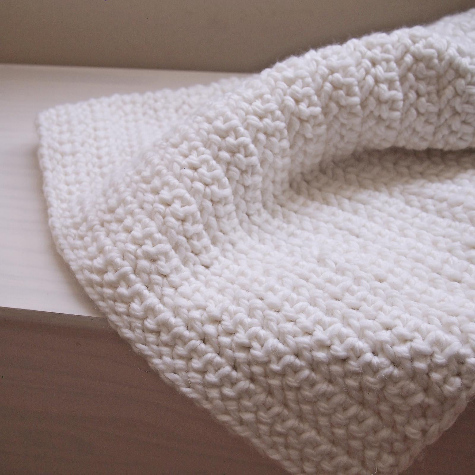 Herringbone bulky blanket