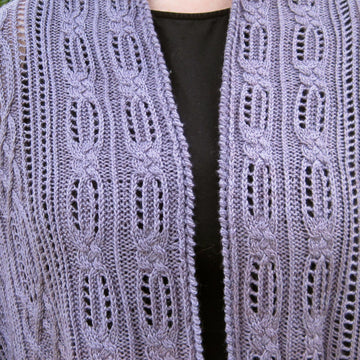 Hookset Cable Lace Shawl
