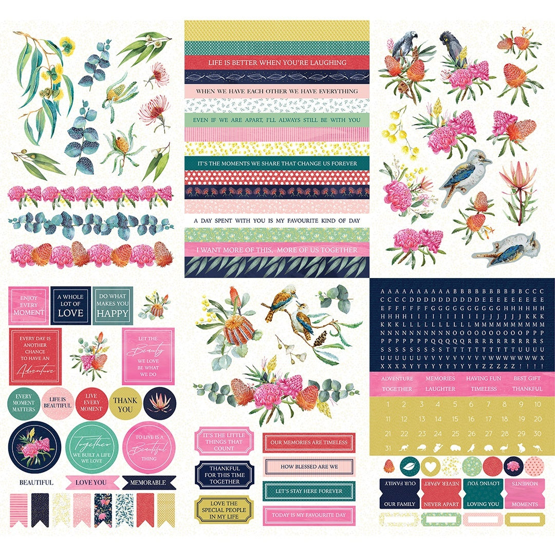 Kaisercraft Sticker Book - Native Breeze