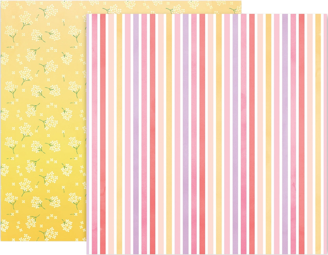 American Crafts Paige Evans Bloom Street Double-Sided Cardstock 12"X12" 25/Pkg - #14