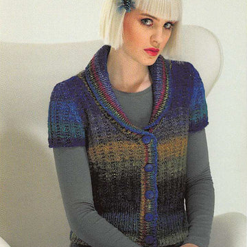 Sassy Cardigan in Noro Silk Garden - Downloadable PDF