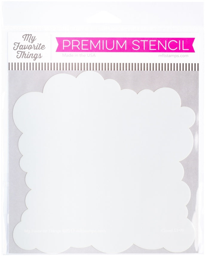 My Favorite Things Premium Stencil 6"X6" - Cloud