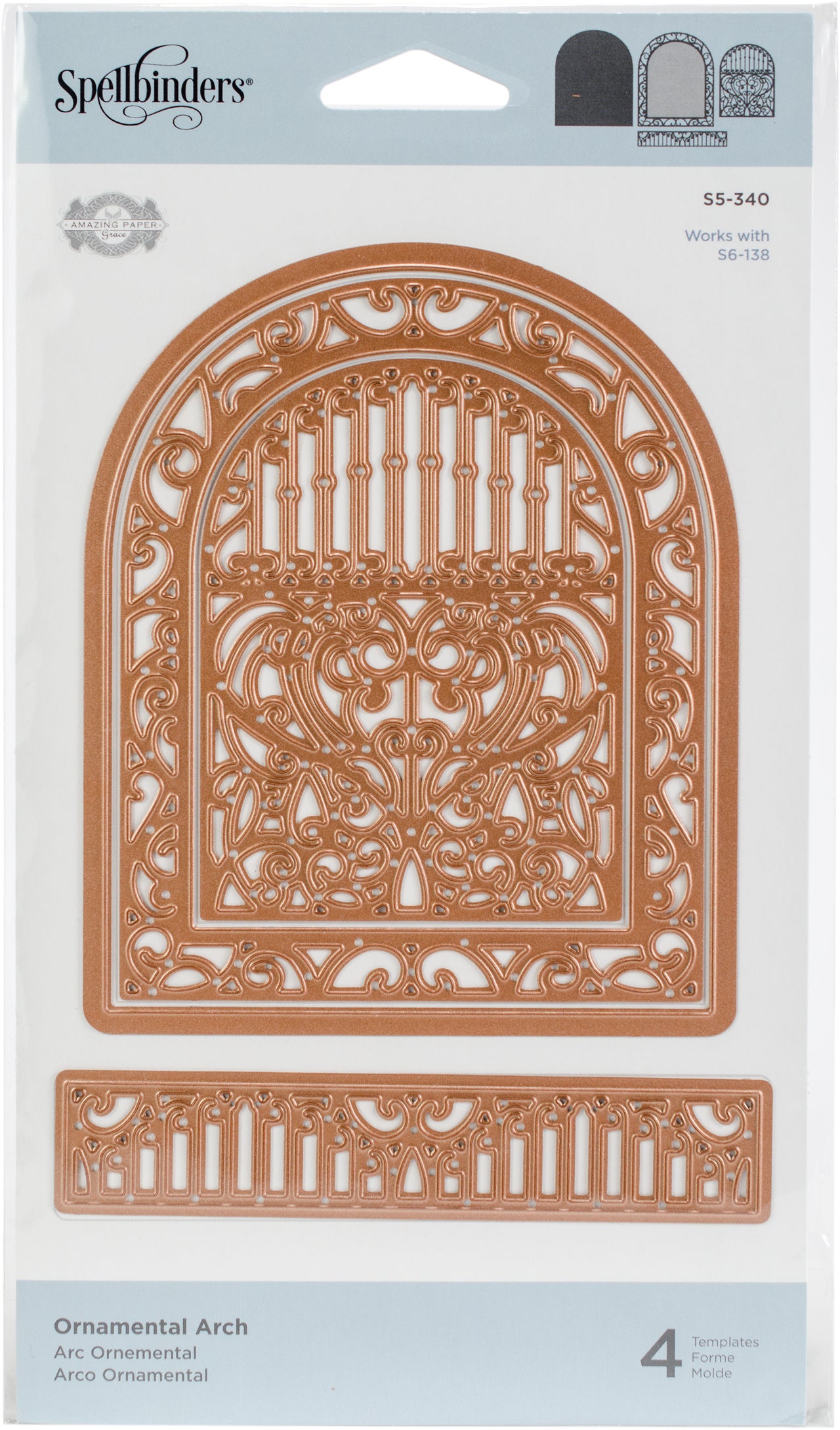 Spellbinders Shapeabilities Dies - Ornamental Arch
