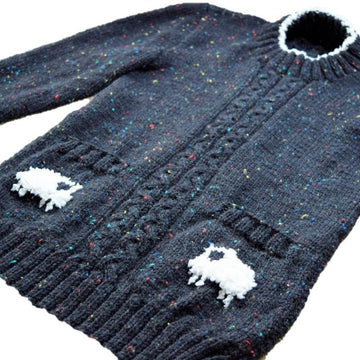 Ladies Sheep Sweater, Hat and Gloves