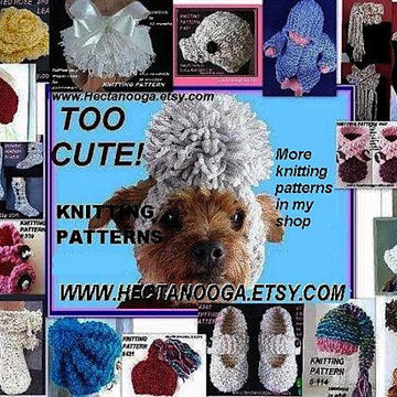 564 KNITTED HAT, adult size for beginners