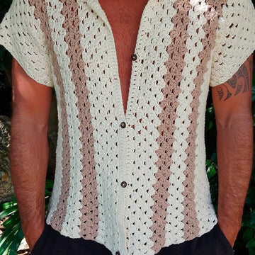 Shirt Stripes Boyfriend Button Up