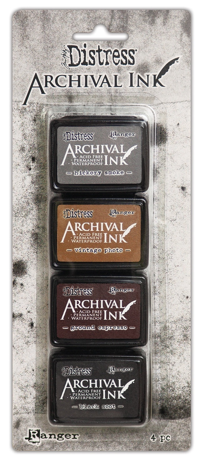 Ranger Tim Holtz Distress Archival Mini Ink Kit - Kit 3