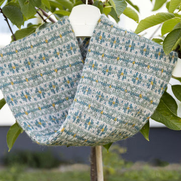 Lerwick Fair Isle Twisted Cowl