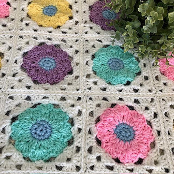 Pastel Posies Baby Blanket
