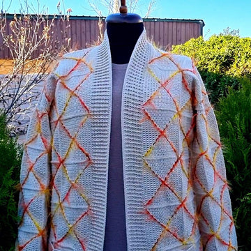 Crochet Cardigan with granny squares
