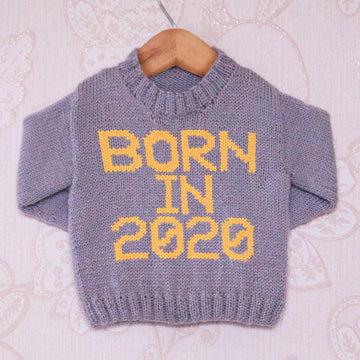 Intarsia - Born in 2020 - Childrens Sweater