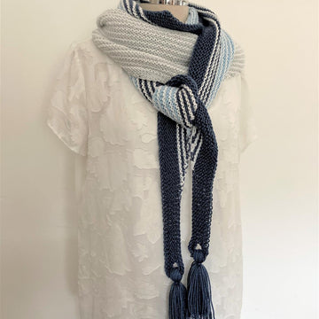 MiNE - Garter Triangle Shawl