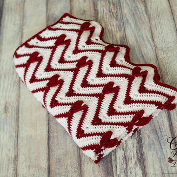 Heartbeat Chevron Afghan